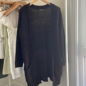 cotton on maroon knit cardigan